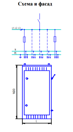 Шкаф распределительный ШРС1-25 УЗ