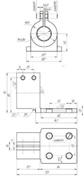 1000 кВА зажим контактный НН (литьё, М33х2,0)