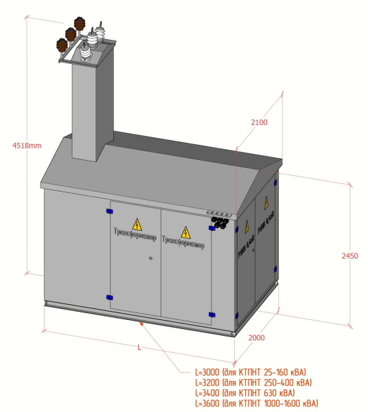 КТПНТ 40/10/0,4-В/В(К)-У1